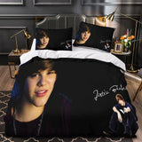 Justin Bieber Duvet Cover Kids Bedding Set Without Filler