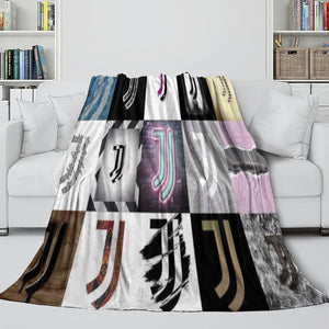 Juventus Football Club Blanket Flannel Fleece Room Decoration