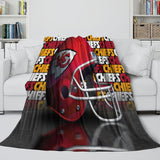 Kansas City Chiefs Blanket Flannel Fleece Throw Kids Room Decoration