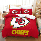 Kansas City Chiefs Duvet Cover Kids Room Bedding Set Without Filler