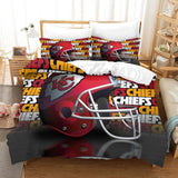 Kansas City Chiefs Duvet Cover Kids Room Bedding Set Without Filler