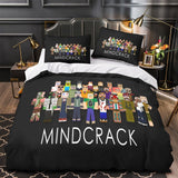 Kids bed Minecraft Bedding Set Quilt Duvet Cover Without Filler