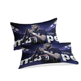 Kylian Mbappé Pattern Bedding Set Quilt Cover Without Filler