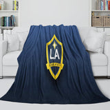 LA Galaxy Blanket Flannel Fleece Throw Room Decoration