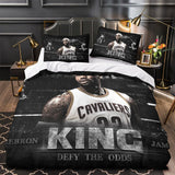 Lakers LeBron Raymone James Bedding Set Pattern Quilt Duvet Cover