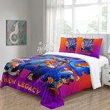 Lakers LeBron Raymone James Bedding Set Pattern Quilt Duvet Cover