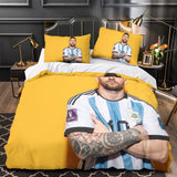 Lionel Messi Pattern Bedding Set Quilt Cover Without Filler