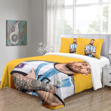 Lionel Messi Pattern Bedding Set Quilt Cover Without Filler