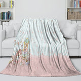 Little Twin Stars Blanket Flannel Fleece Throw Room Decoration