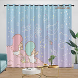 Little Twin Stars Curtains Blackout Window Drapes Room Decoration