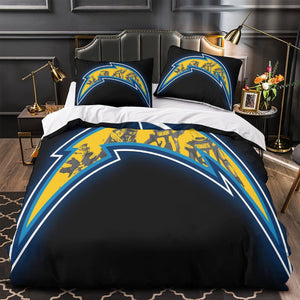 Los Angeles Chargers Bedding Set Duvet Cover Without Filler