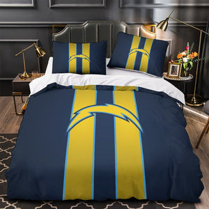 Los Angeles Chargers Bedding Set Duvet Cover Without Filler