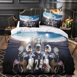 Los Angeles Chargers Bedding Set Duvet Cover Without Filler