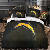 Los Angeles Chargers Bedding Set Duvet Cover Without Filler