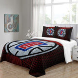 Los Angeles Clippers Bedding Set Duvet Cover Without Filler