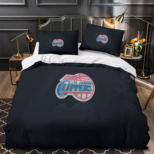 Los Angeles Clippers Bedding Set Duvet Cover Without Filler
