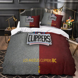 Los Angeles Clippers Bedding Set Duvet Cover Without Filler