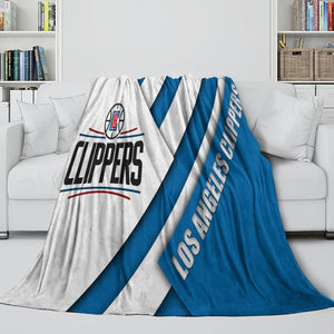 Los Angeles Clippers Blanket Flannel Fleece Throw Room Decoration
