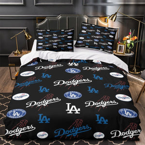 Los Angeles Dodgers Duvet Cover Bedding Set