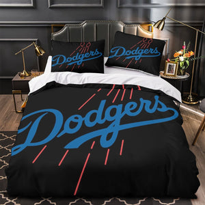 Los Angeles Dodgers Duvet Cover Kids Room Bedding Set Without Filler