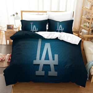 Los Angeles Dodgers Duvet Cover Kids Room Bedding Set Without Filler