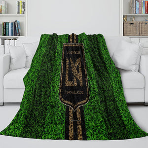 Los Angeles FC Blanket Flannel Fleece Throw Room Decoration