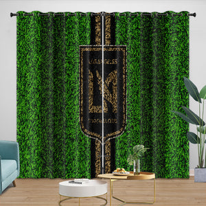 Los Angeles FC Curtains Blackout Window Drapes Room Decoration