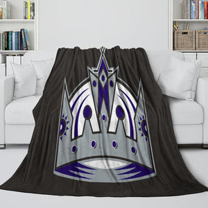 Los Angeles Kings Blanket Flannel Throw Kids Room Decoration