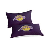 Los Angeles Lakers Bedding Set Pattern Quilt Duvet Cover