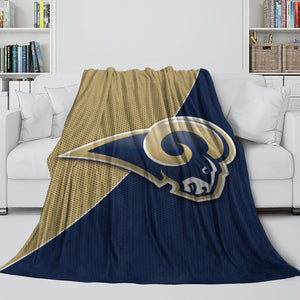 Los Angeles Rams Blanket Flannel Fleece Throw Room Decoration