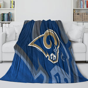 Los Angeles Rams Blanket Flannel Fleece Throw Room Decoration