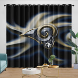 Los Angeles Rams Curtains Blackout Window Drapes Room Decoration