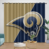 Los Angeles Rams Curtains Blackout Window Drapes Room Decoration