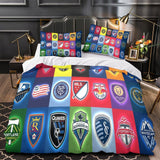 Major League Soccer MLS Duvet Cover Bedding Set Without Filler