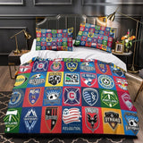 Major League Soccer MLS Duvet Cover Bedding Set Without Filler