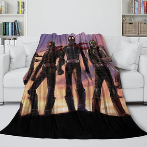 Masked Rider Blanket Flannel Throw Room Decoration