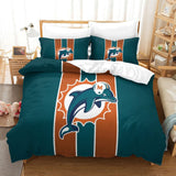 Miami Dolphins Bedding Set Duvet Cover Without Filler