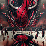 Miami Heat Bedding Set Duvet Cover Without Filler