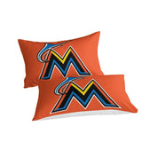 Miami Marlins Bedding Set Quilt Cover Without Filler