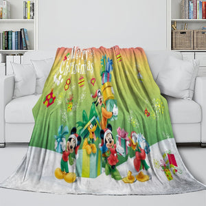 Mickey Mouse Blanket Flannel Fleece Throw Room Decoration