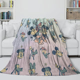 Mickey Mouse Blanket Flannel Fleece Throw Room Decoration