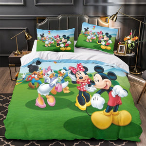 Mickey Mouse Club House Duvet Cover Kids Bedding Set Without Filler