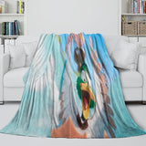 Migration Blanket Flannel Fleece Throw Room Decoration