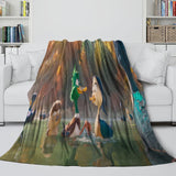Migration Blanket Flannel Fleece Throw Room Decoration