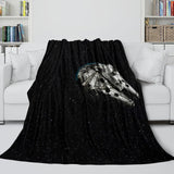 Millennium Falcon Blanket Flannel Throw Room Decoration