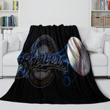 Milwaukee Brewers Blanket Flannel Throw Room Decoration