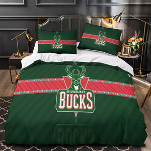 Milwaukee Bucks Bedding Set Duvet Cover Without Filler