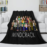 Minecraft Blanket Flannel Throw Kids Room Decoration