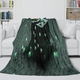 Minecraft Blanket Flannel Throw Kids Room Decoration