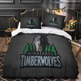 Minnesota Timberwolves Bedding Set Duvet Cover Without Filler